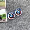 2pcs Car Badge 3D Stickers Soft Adhesive Multi-size Optional Motorcycle Waterproof Decals For BMW 50th Anniversary X1 X3 X5 X7 ydbn48