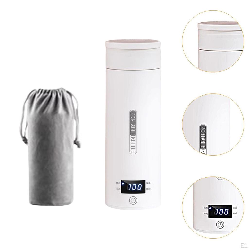 Electric Car Kettle 12V,Portable,Leakproof for Boiling Water Fast Heating,Small Tea Coffee