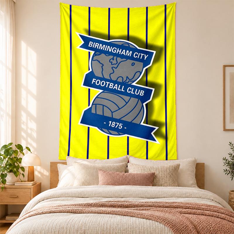 Birmingham City FC Tapestry Highquality for Decorating Living Room Bedroom Dorm Walls Ideal As Bedroom Wallart Orholiday Gift