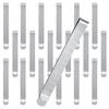 M-Modern-20 Pcs Sewing Clips Stainless Steel Hemming Clips Metal Hemming Tool 3 Inches Sewing Clips With Measurements