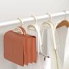 1PC Multifunction Wardrobe Handbag Organizer Arched Plastics Bag Hanger Hook Widen Space Saving Silk Scarf Hanging Storage Rack