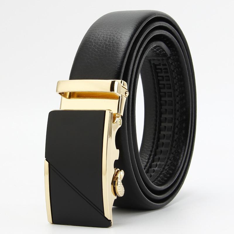 Microfiber Edging Automatic Buckle Belt  Men's Casual Belt  Men's Trouser Belt