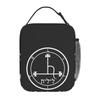 Sigil Of Lilith Altar Cloth Insulated Lunch Bag for Women Children Leakproof Food Boxes Thermal Lunch Box Tote