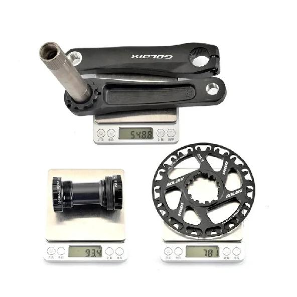 Ultralight Children's Bicycle Crank 110mm 127mm 140mm 150mm 155mm 160mm Crankset for Kid Support 7-12 Speed Bike Accessories