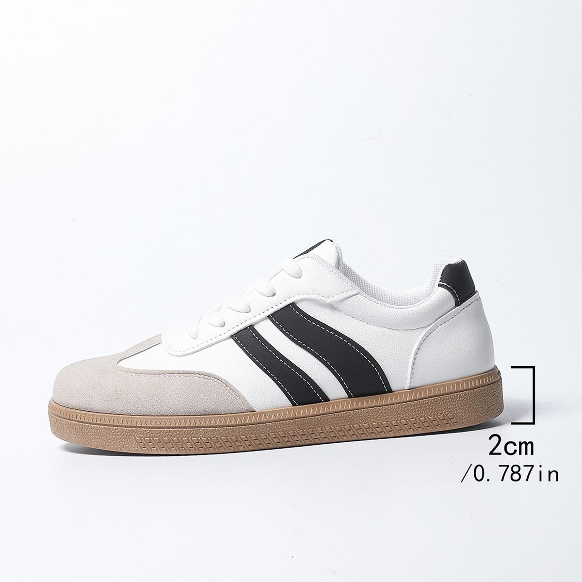 

Женская повседневная обувь больших размеров 2025 новая обувь цветовая гамма ретро ins спортивные кеды маленькие белые кеды женские 42 чёрный