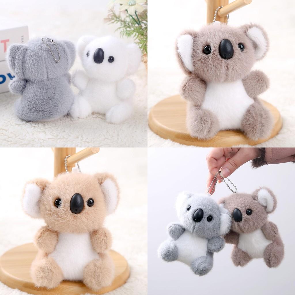 Cute Animal Plush Keychain With Cotton Filling For Girls School Bag Accessories