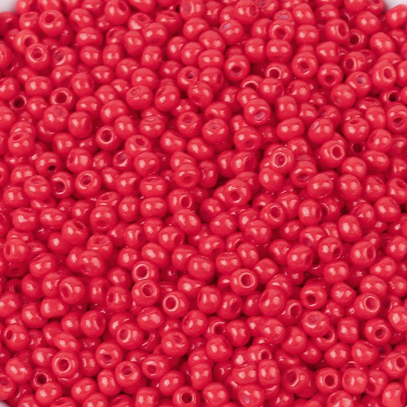 3mm Pink Orange Glass Seed Beads for Cross Stitch and DIY Jewelry Accessories
