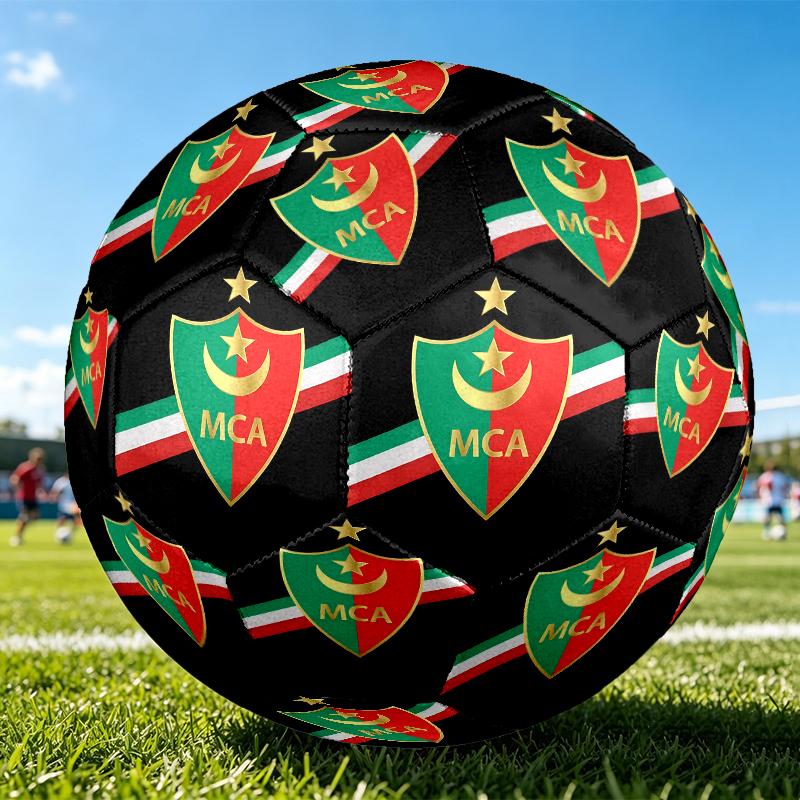 1pc FIFA World Cup Theme Pattern Football, Standard Size 5 Soccer Ball Stylish Sport Football for Competition Play and Training