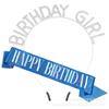 Children's Adult Birthday Headband IR Letter Crown Headband