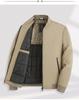 2025 Men's Autumn & Winter Cotton Jacket - New Style Casual Warm Coat for Middle-aged Dads