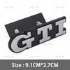 YKPSC1 3D Metal GTI Grill Emblem Badge Rear Trunk Decal Car Sticker for Volkswagen VW Golf 5 6 7 8 MK2 MK3 MK4 MK5 MK6 MK7 Accessories