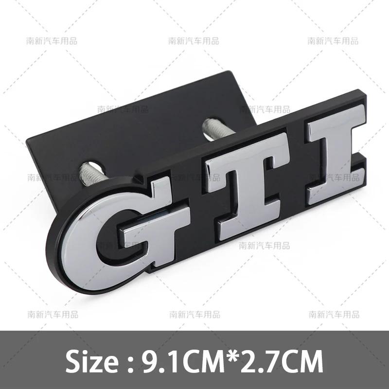 YKPSC1 3D Metal GTI Grill Emblem Badge Rear Trunk Decal Car Sticker for Volkswagen VW Golf 5 6 7 8 MK2 MK3 MK4 MK5 MK6 MK7 Accessories