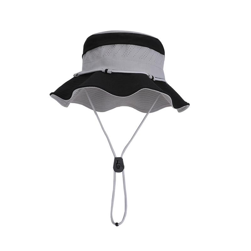 Summer Mens Outdoor Wide Brim Fishing Hat With Breathable Polyester Sun Protection For Casual Wear