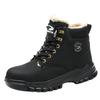 Autumn/Winter Steel Toe Anti-Puncture Work Boots - High-Top, Wear-Resistant Safety Shoes