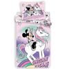 Bed Linen Set - DISNEY - Minnie - 100% Cotton - 140x200 Cm - Machine Washable