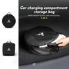 Car Charging Cable Storage Bag Sockets Charging Gun Organizer Accessories For Outlander Lancer L200 ASX Pajero