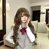 Charming Twin Tails Lolita Wig - 75cm Full Head Set for Girls