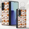 Halloween Ghost Pumpkin Case For Samsung Z Fold 8 Ultra 7 6 5 4 Hybrid Leather Skin Hard PC Bumper Cover For Galaxy Z Fold8 Fold7 Fold6 Fold5