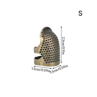 1/2/5Pcs Retro Finger Protector Antique Thimble Ring Handworking Needle Needles Craft Household DIY Sewing Tool Accessories