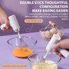 Elektrischer Eierschläger Wiederaufladbar Haushalt Handheld Klein Kabellos Eierschläger Backen Sahne Elektrischer Schneebesen Handmixer für Kuchen