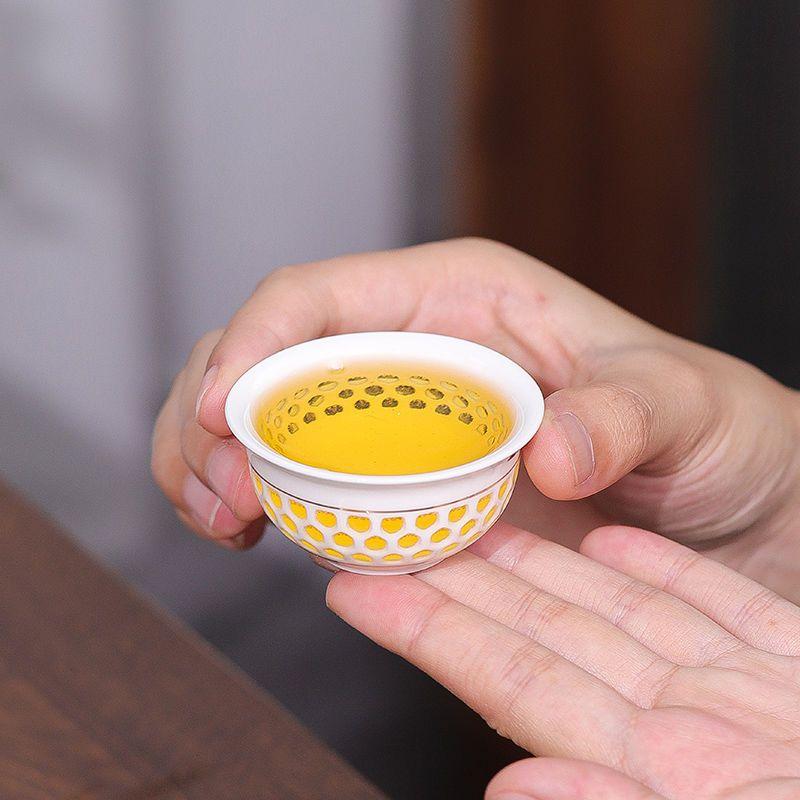 Portable Kung Fu Travel Tea Set  Porcelain Gaiwan Tea Cups Mug of Tea Ceremony Teapot Chinese Ceramic Teacup Drinkware