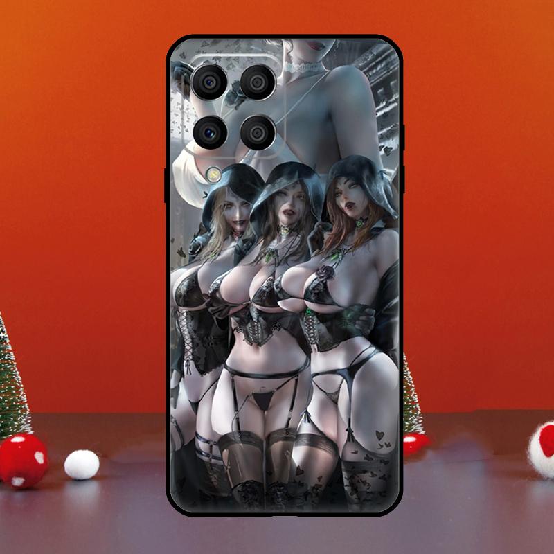 Sexy Lady Dimitrescu Daughters For Samsung Galaxy M52 M32 M12 M11 M21 M31 M13 M33 M35 M53 M55 M15 M14 M34 M54 M06 M16 Case