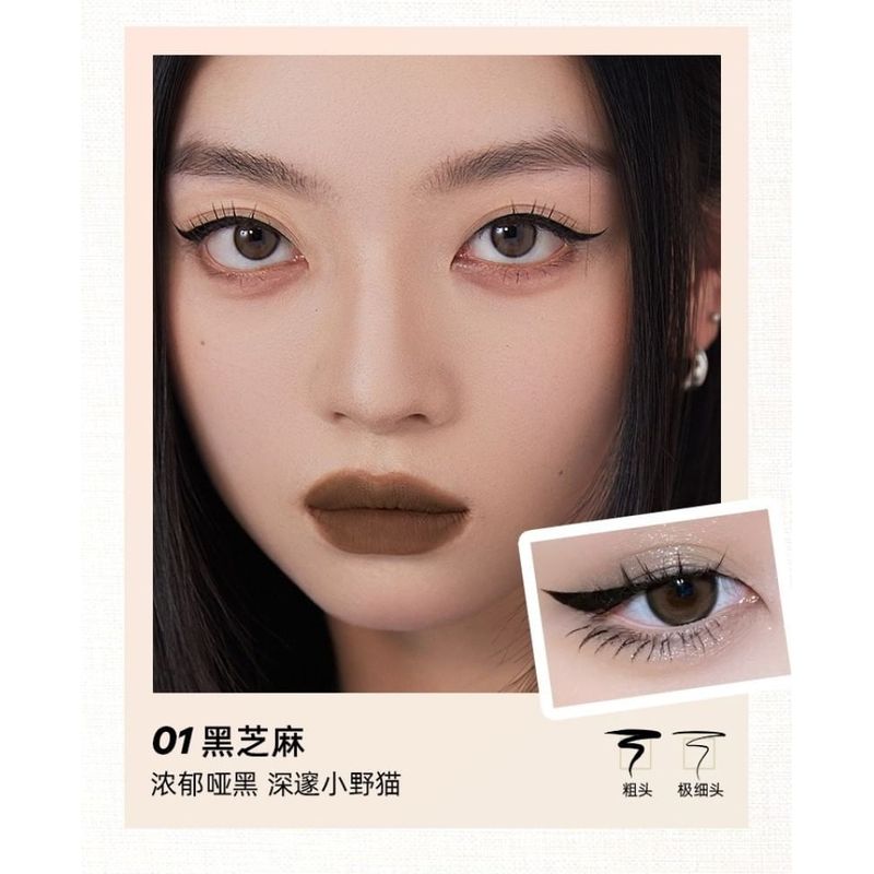 Fidoo - Double Head Liquid Eyeliner - 4 Colors