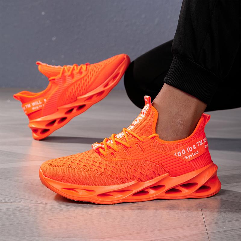 

Горячая Распродажа Модные Повседневные Кроссовки для Мужчин Нескользящие Дышащие Мужские Кроссовки для Бега Платформа Удобные Мужские Женские Спортивные Туфли 44 красный