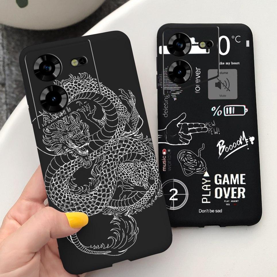 Soft Silicone Phone Case For Tecno Pova 5 POVA5 Cover 2023 New Fashion Cool Style Cartoon Design Coque Shell Soft Silicone Etui