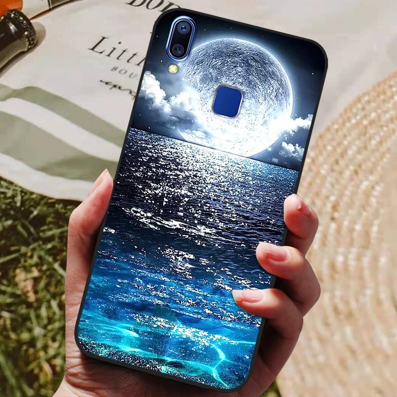 For Coque Vivo Y93 Lite Case Silicone Cartoon Painted Soft TPU Back Cover For Vivo Y91 Y95 Y93 Lite Case Y 91 Phone Cases Capas