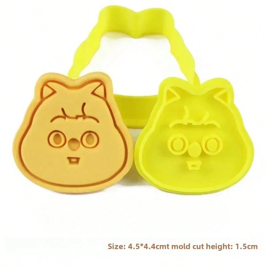 

Straykid Korean Pop Skzoo 3D Animation Design Biscuit Mold Adorable Kitchen Attachment Press Seal Baking Tool Ideal Stray Present