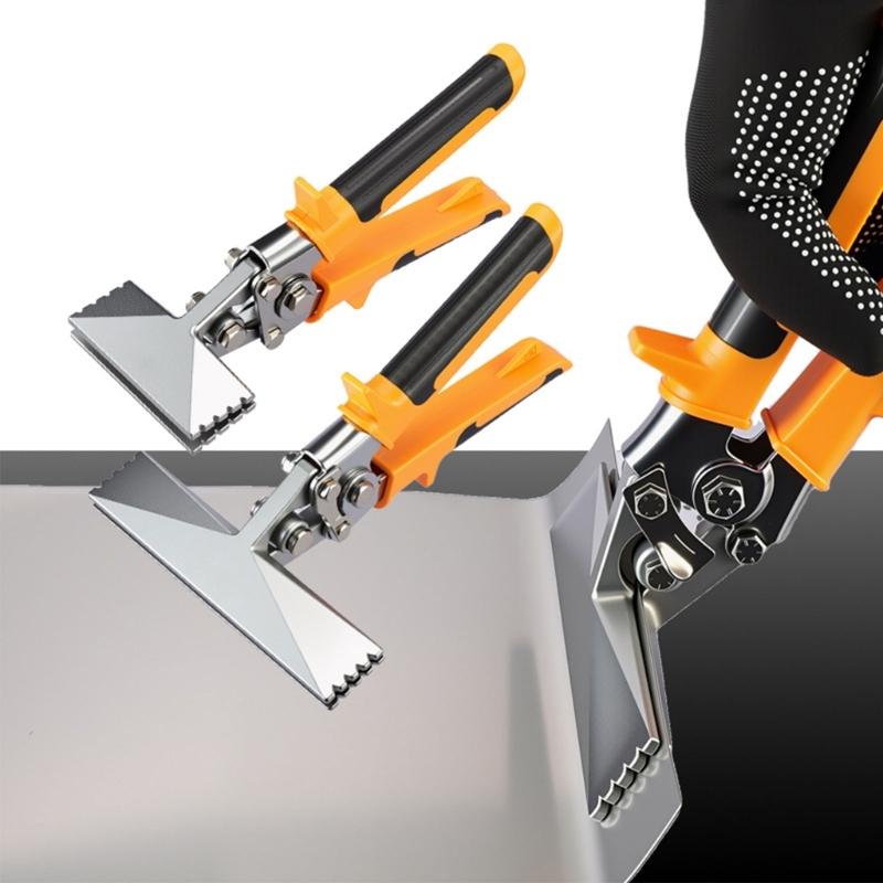 Heavy Duty Hemming Pliers with Rusts Resistant Finish for Precise Edges Folding On Various Metals Including Aluminum and Steel