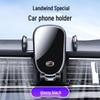 Landwind Phone Holder: 360° Rotating Car Mount with Unobstructed View.