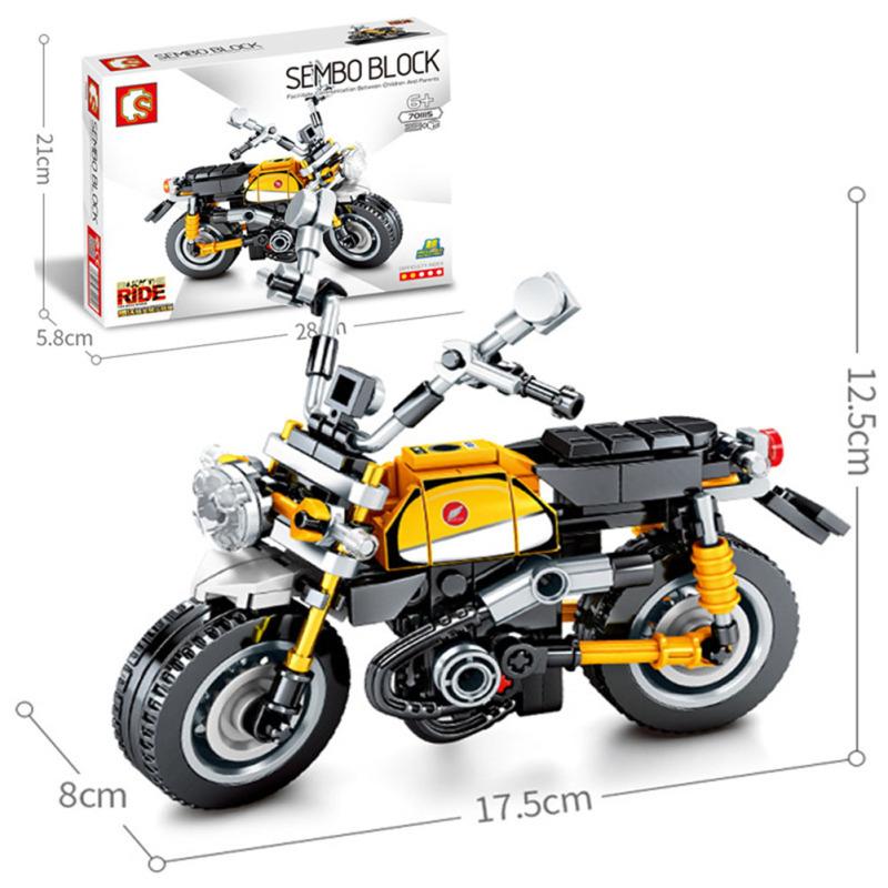 Lego Motocross Bausteine Spielzeug Kinder Pädagogisches Zusammengebautes Offroad-Rennmotorrad Spielzeug