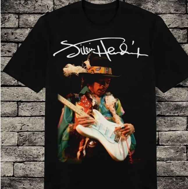 26 Jimi Hendrix Singer Cotton Gift For Fan Black All Size Unisex Tee Shirt Unisex T-Shirt M