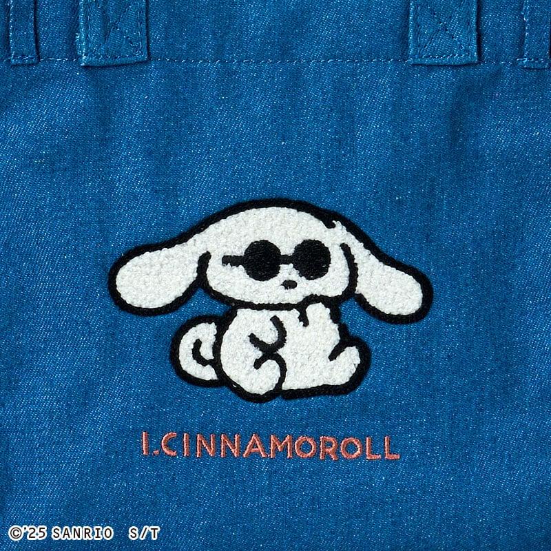 Sanrio I.CINNAMOROLL Sagara Embroidered Tote Bag ( Light Blue ) Japan NEW