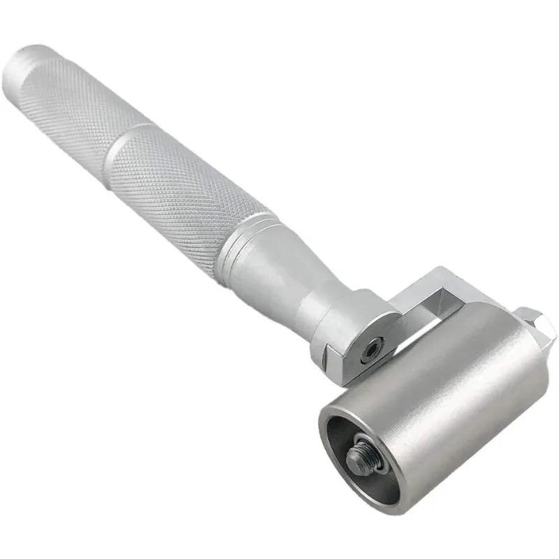 

1 шт. Ролик для швов обоев из нержавеющей стали, инструмент для укладки обоев, плоский ролик для швов, инструмент для покраски 1pc-40mm серебряный