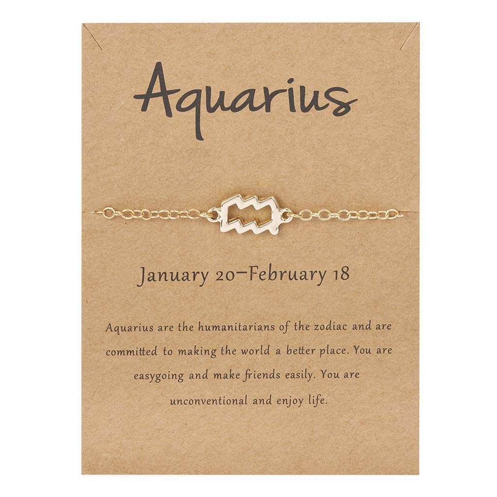 Unisex Zodiac Symbol Chain Jewelry With Alloy Material For Travel Souvenir And Personal Gift