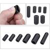 Carburetor Vacuum Port Cover Set with Closed-End Black Rubber Pieces, 3/16" 5/32" 7/32" 1/4" 5/16" 3/8" Size Groups for Service Use and Storage