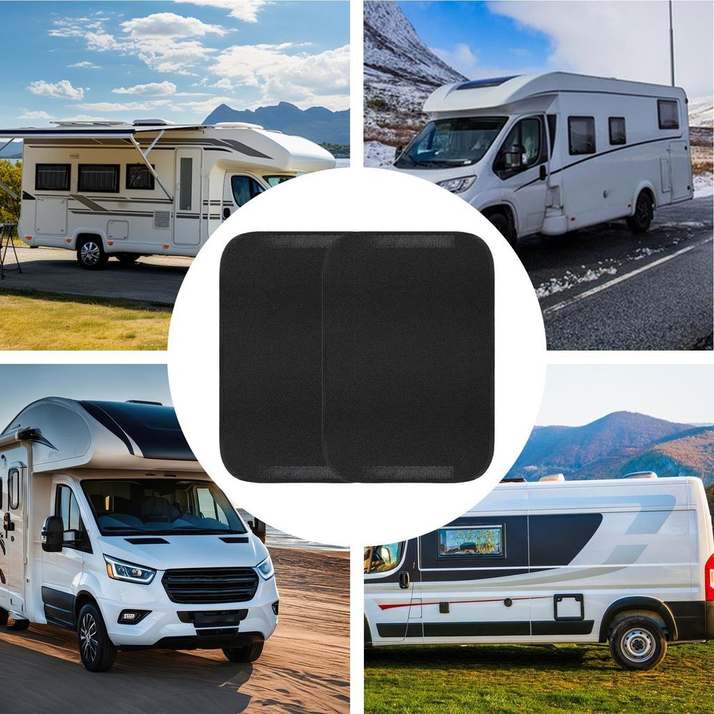 RV Door Window Shade Foldable Window Shades Removable Sunshade Protector Screen For Awning Motorhome Van Camping Outside
