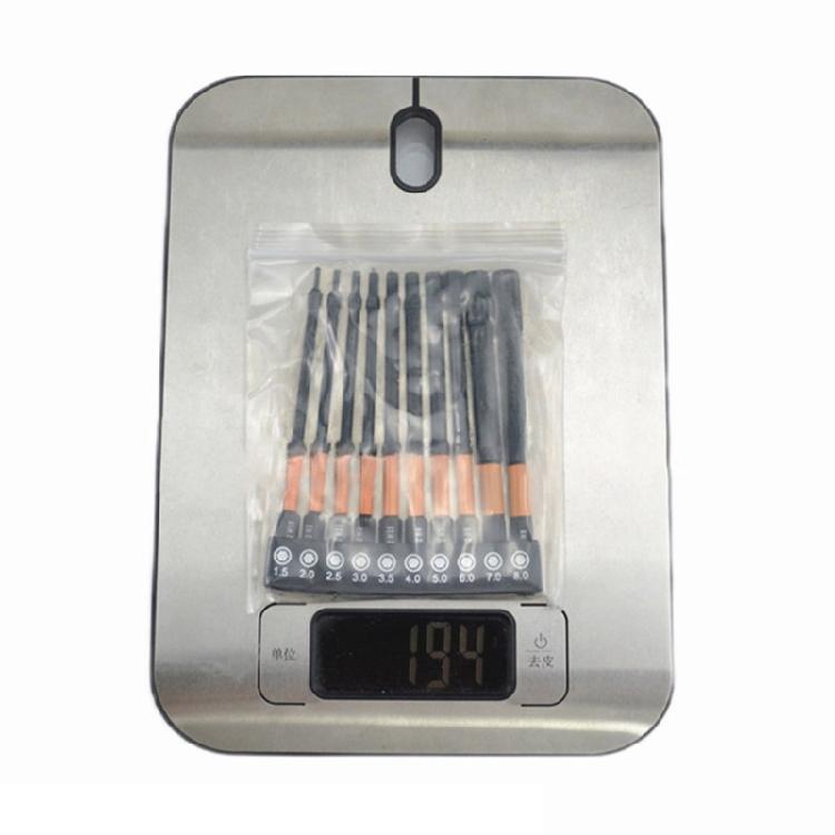 10Pcs Wrench Drill Bit Set Impacts Hex Head Screwdriver Bit Set 1/4inch Hex Shank Hex Bit Screwdriver Bit Tool