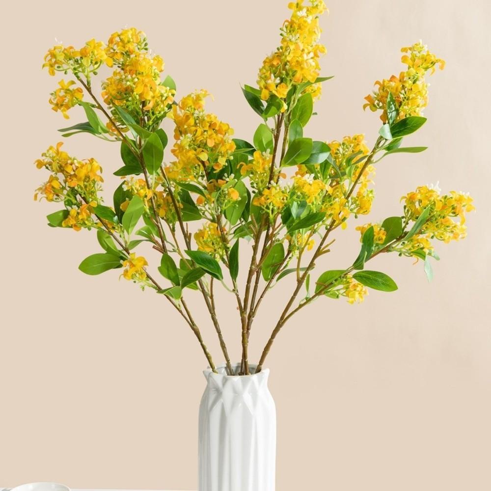 DIY Artificial Lilac Flower Bouquet Lilac Flower Photography Props New Garden Bonsai  Home Decor