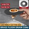 Grey/Black Brass Floor Drain Core Fast Drainage Odor And Insect Proof Drain Sink Strainer Shower Backflow Preventer Filter Plug