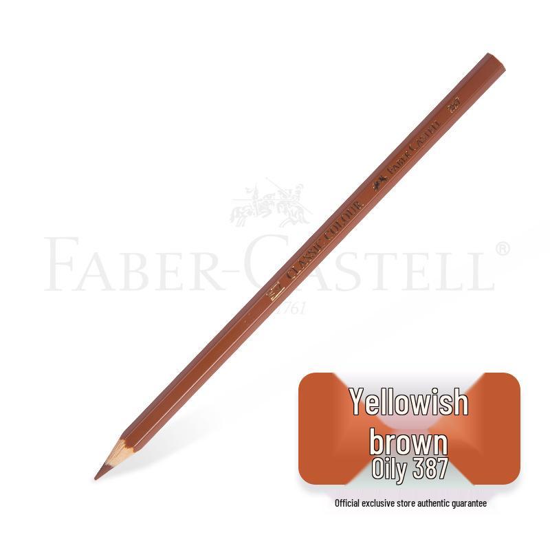 Faber-Castell Art Oil-Based Colored Pencils Set - Red, White, Black, and 60 Single and Complementary Colors.