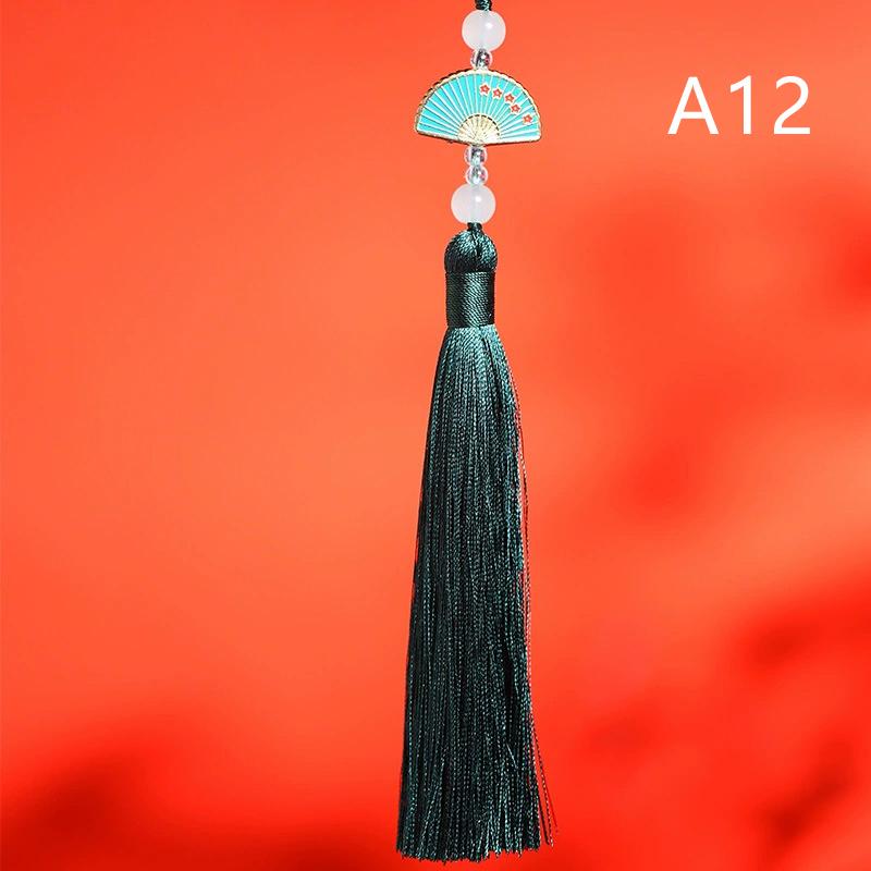 

5Pcs Fan Tassels Bookmark Tassels Silky Handmade Soft Craft Tassels With Loops For Diy Crafts Jewelry Making Party Decor A12