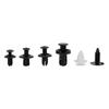 Car Door Card Panel Trim Clips, 100PCS Bumper Fastener Retainer Push Rivet Kit for Door Trim Mud Guard E Retainers Engine Hood