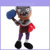 Plants Vs Zombies Sports Newspaper Roadblock Iron Bucket Zombie Plush Toy Doll For Kids And Collectors