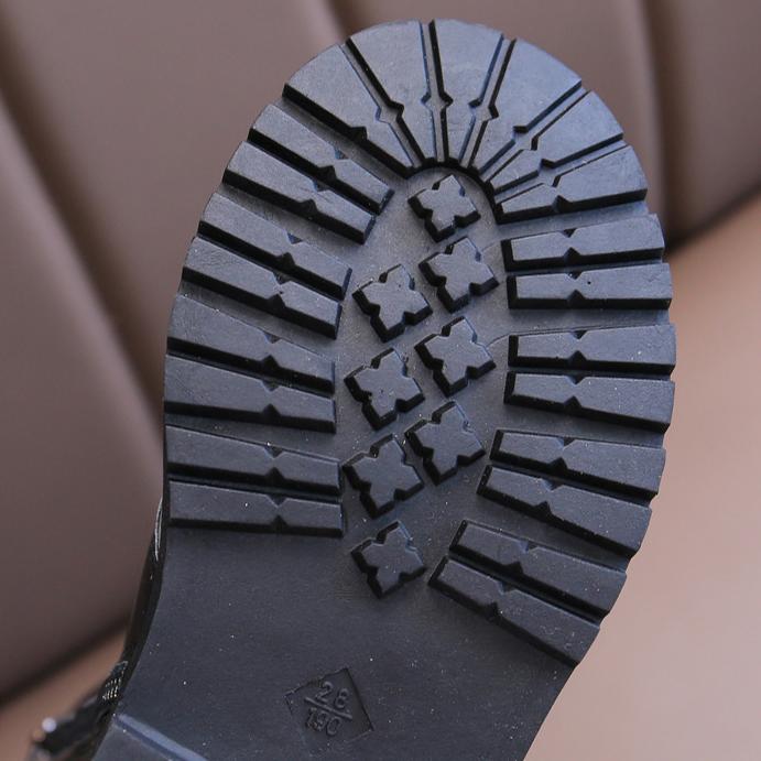 Cizme Fete Stilul Coreean Nou Stilul Britanic Cizme Cu Picior Inalt Cizme Fetita Piele