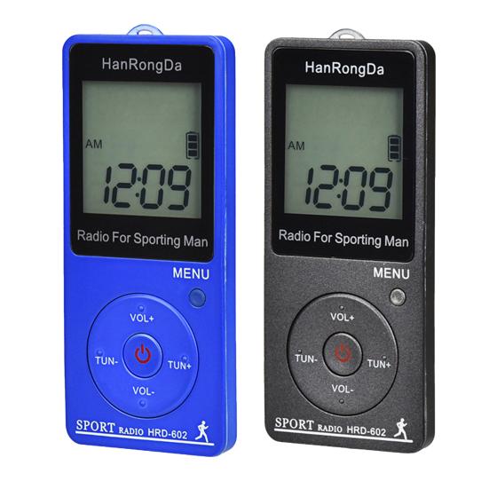 HRD-602 Digital Radio Mini Easy to Operate LCD Display FM/AM Portable Pocket