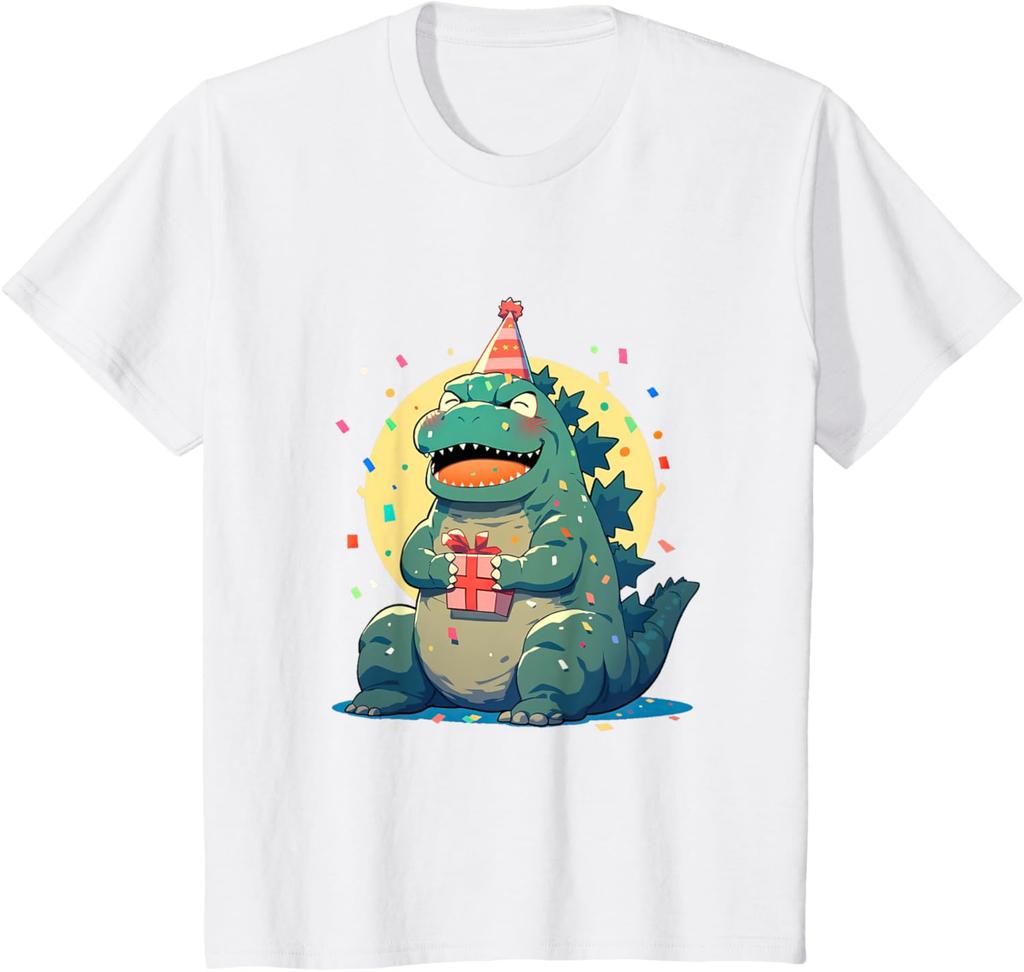Epic Japanese Kaiju Party Time Roaring Celebration Fashion Casual Funny TShirt S6XL